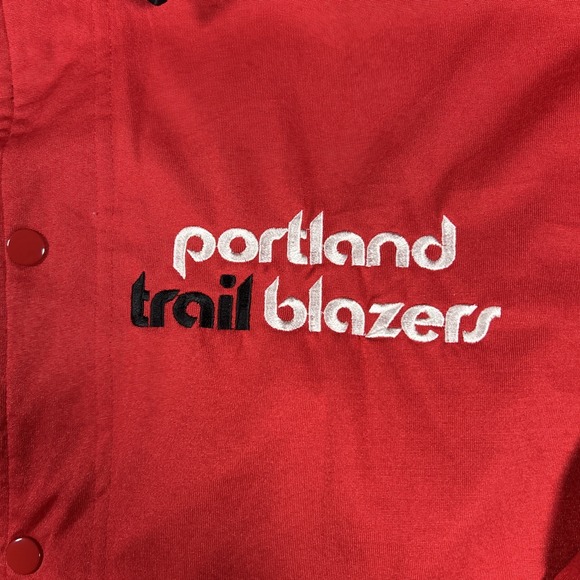 Portland Trailblazers VTG Hardwood Classics NBA Carl Banks 1970 Jacket 2XL - Picture 12 of 14